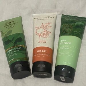 Therapy Aromatherapy Body Cream Trio - Green, Orange, White